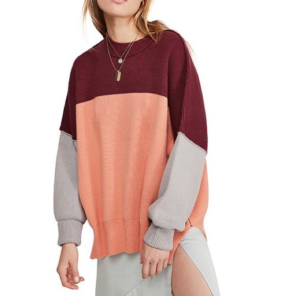Free People Sweaters - Free People Easy Street Sweater Colorblock